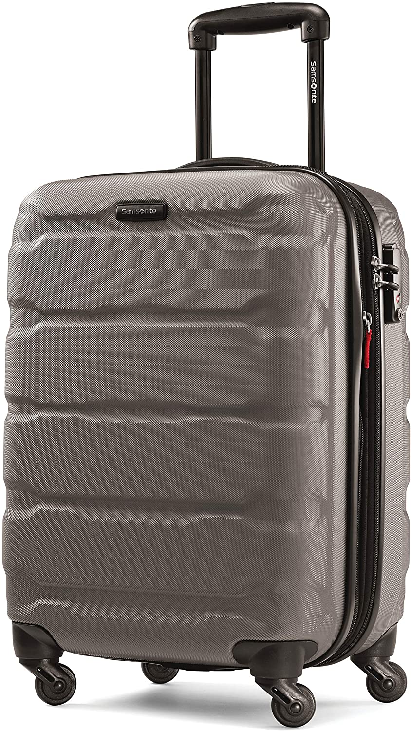 Samsonite Omni PC Hardside Expandable Luggage with Spinner Wheels, Black, Carry-On 20-Inch