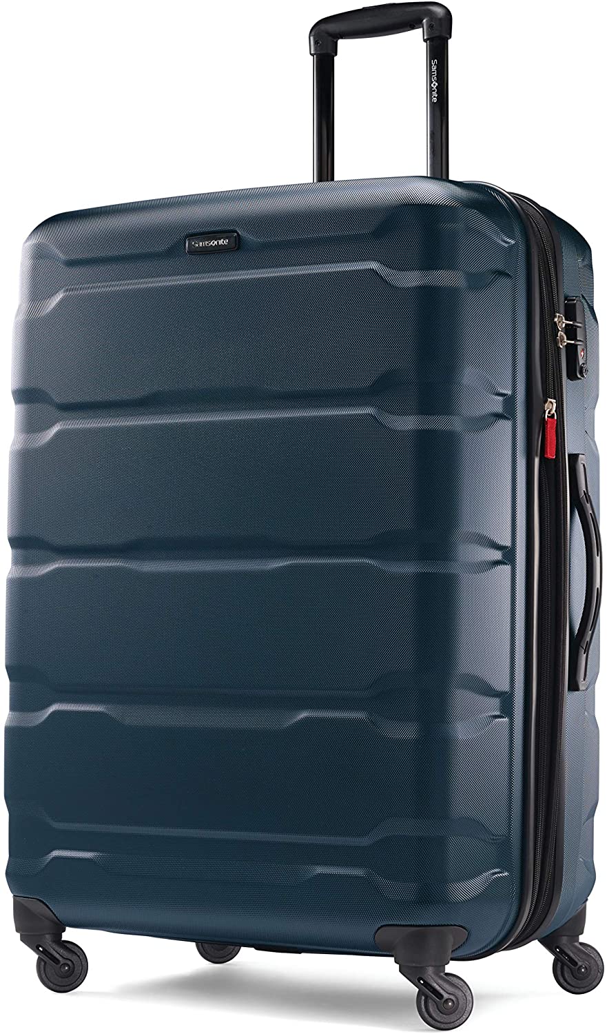 Samsonite Omni PC Hardside Expandable Luggage with Spinner Wheels, Black, Carry-On 20-Inch