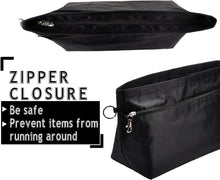 
                        
                          Cargar imagen en el visor de la galería, Vercord Purse Organizer Insert Bag Tote Handbags Pocketbook Inserts Organizers Zipper 11 Pockets Black Medium
                        
                      