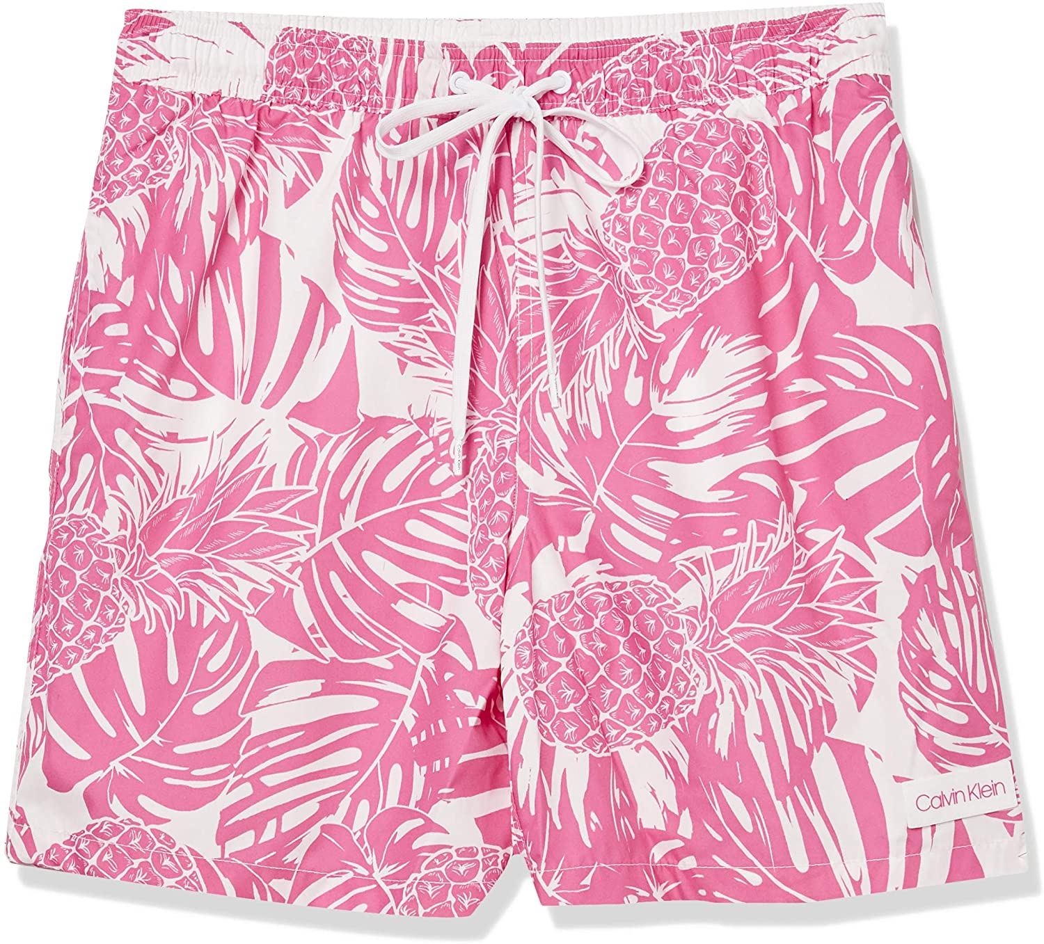 Calvin Klein Men's 7 Inch Elastic Waist Quick Dry Swim Trunk