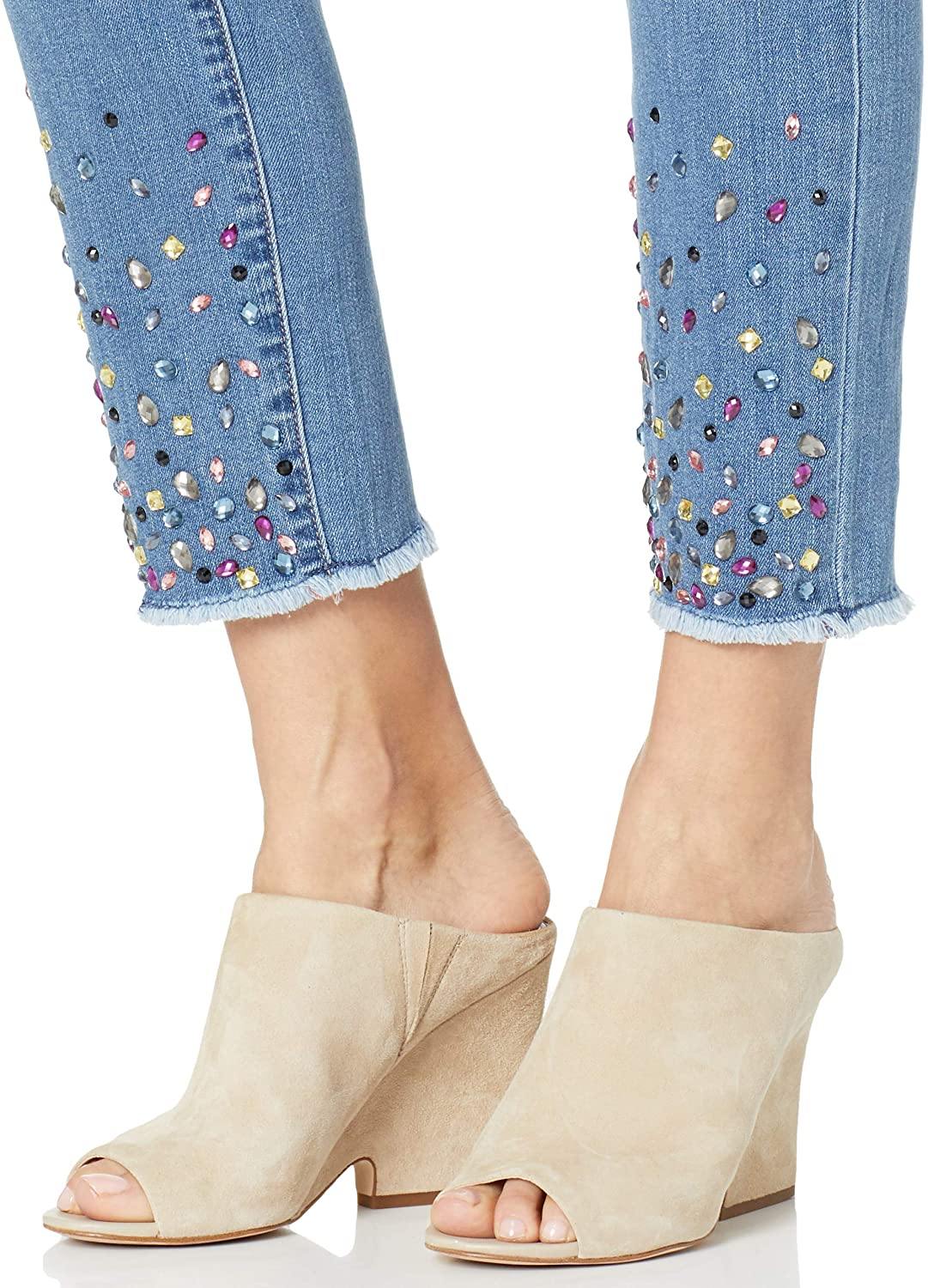 Jag Jeans Women's Carter Girlfriend Jean with Gems