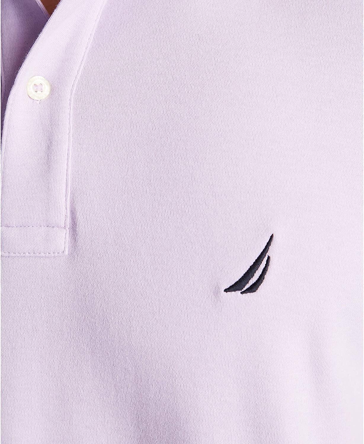 Nautica Men's Classic Fit Short Sleeve Solid Soft Cotton Polo Shirt - JOY2ESpree