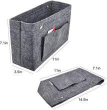 
                        
                          画像をギャラリービューアに読み込む, Vercord Felt Tote Handbag Purse Pocketbook Organizer Insert Divider Shaper Bag in Bag
                        
                      