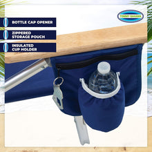 
                        
                          Load image into Gallery viewer, Tommy Bahama 5-Position Classic Lay Flat Folding Backpack Beach Chair
                        
                      