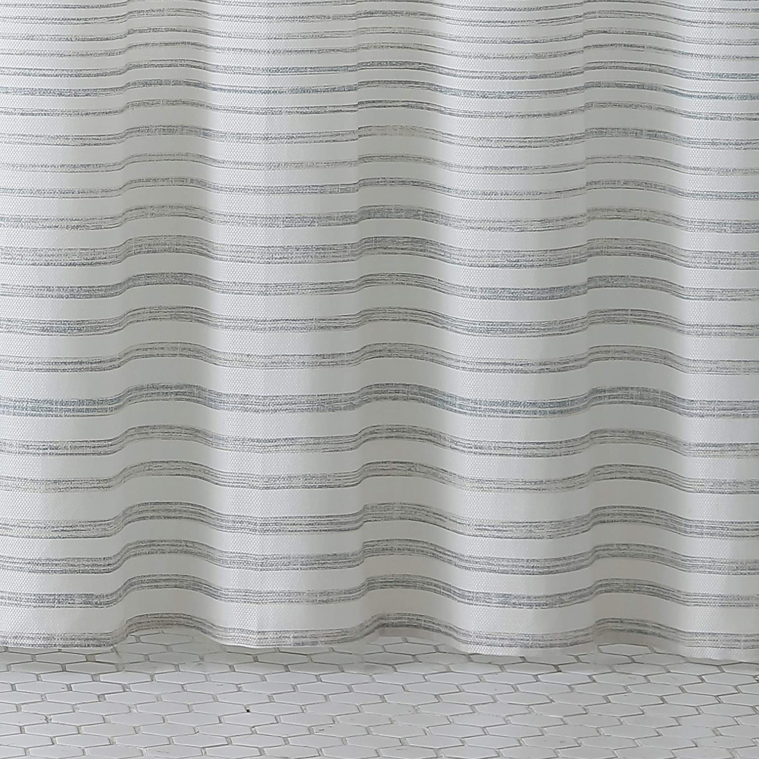 Tommy Bahama | Coastal Stripe Collection Shower Curtain, 72" x 72", Tidal Beige
