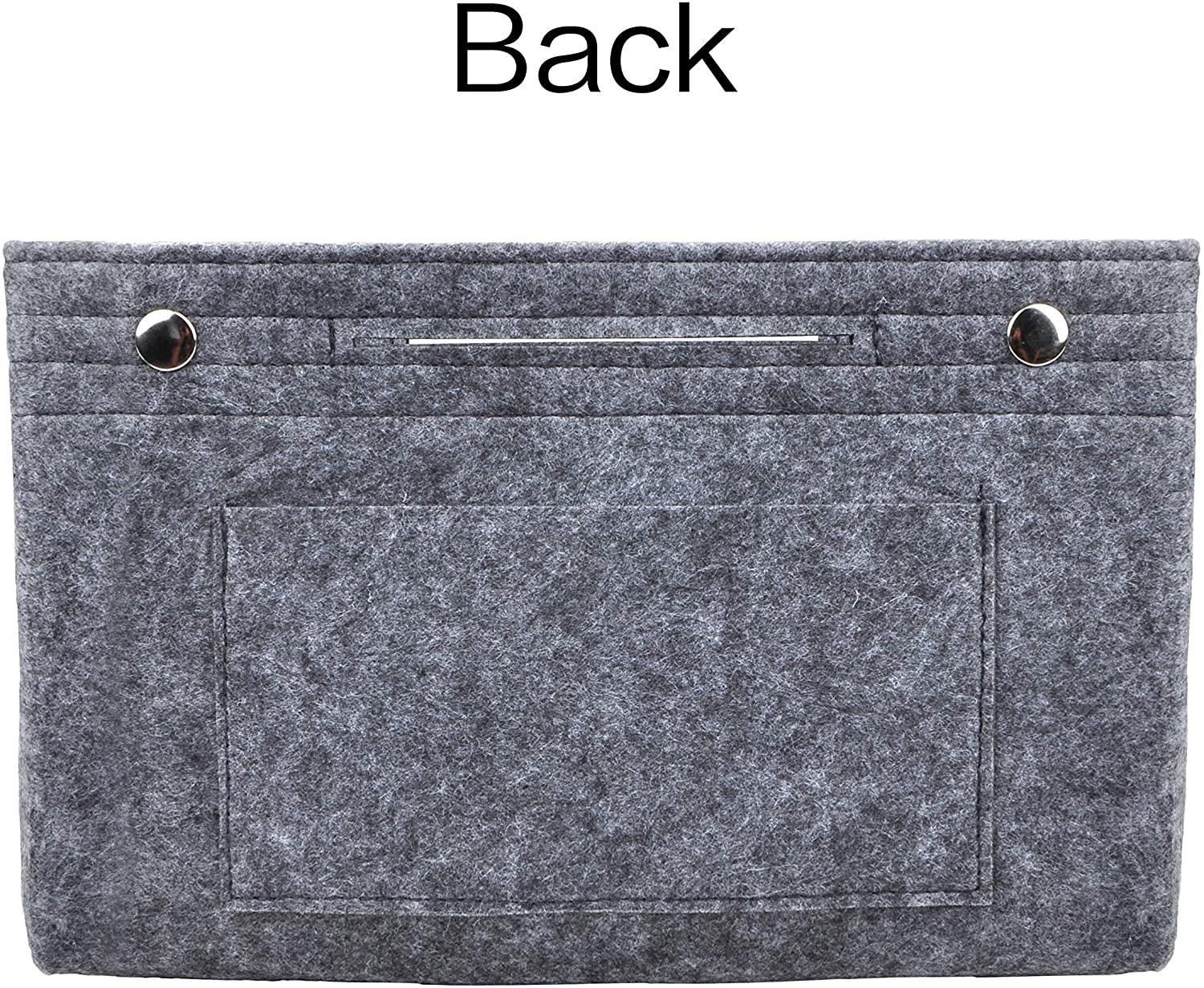 Vercord Felt Tote Handbag Purse Pocketbook Organizer Insert Divider Shaper Bag in Bag