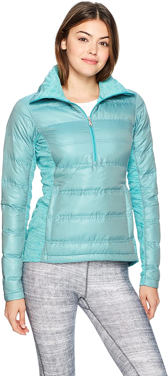 Spyder Women's Solitude 1/2 Zip Down Insulator Hybrid Jacket