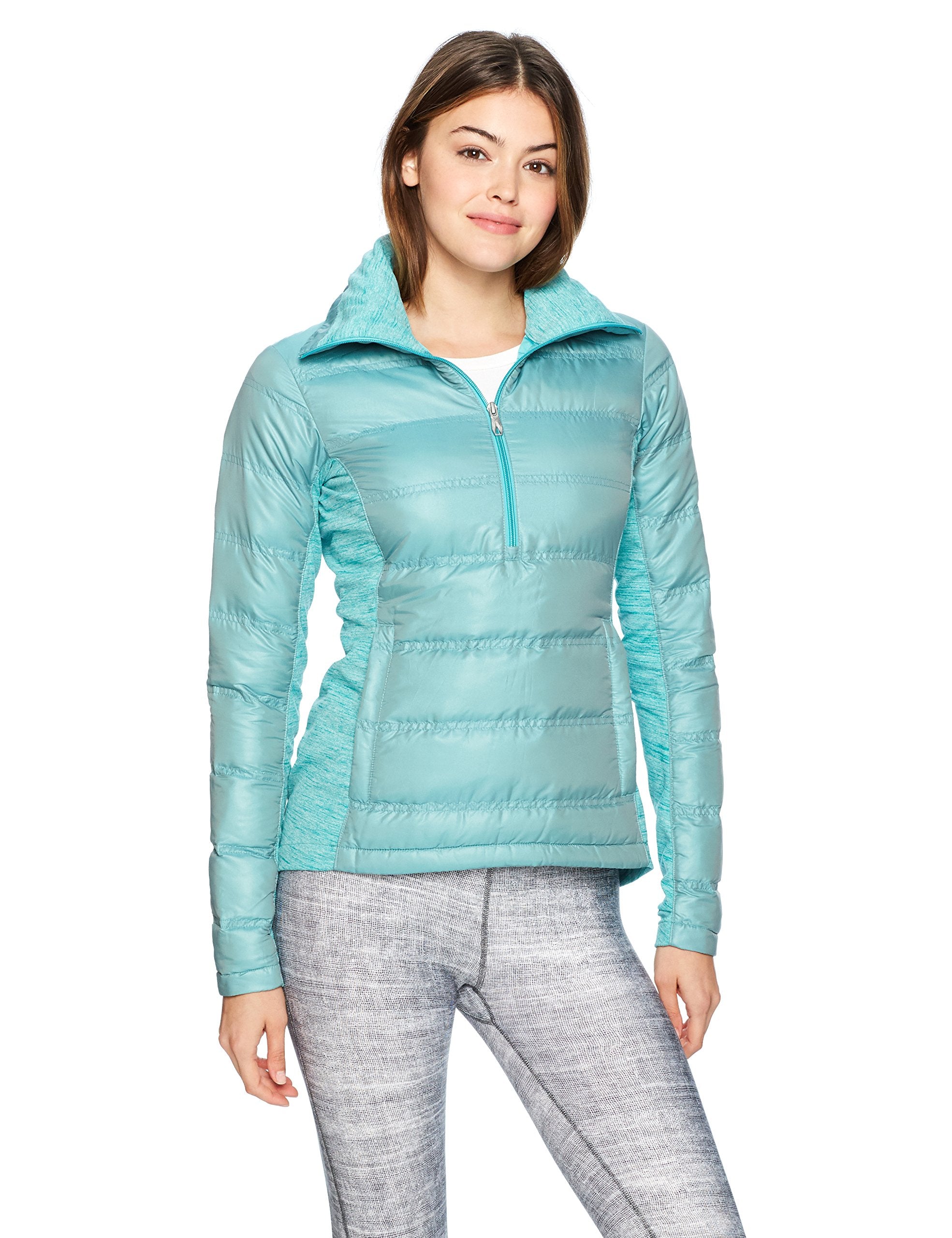 Spyder Women's Solitude 1/2 Zip Down Insulator Hybrid Jacket