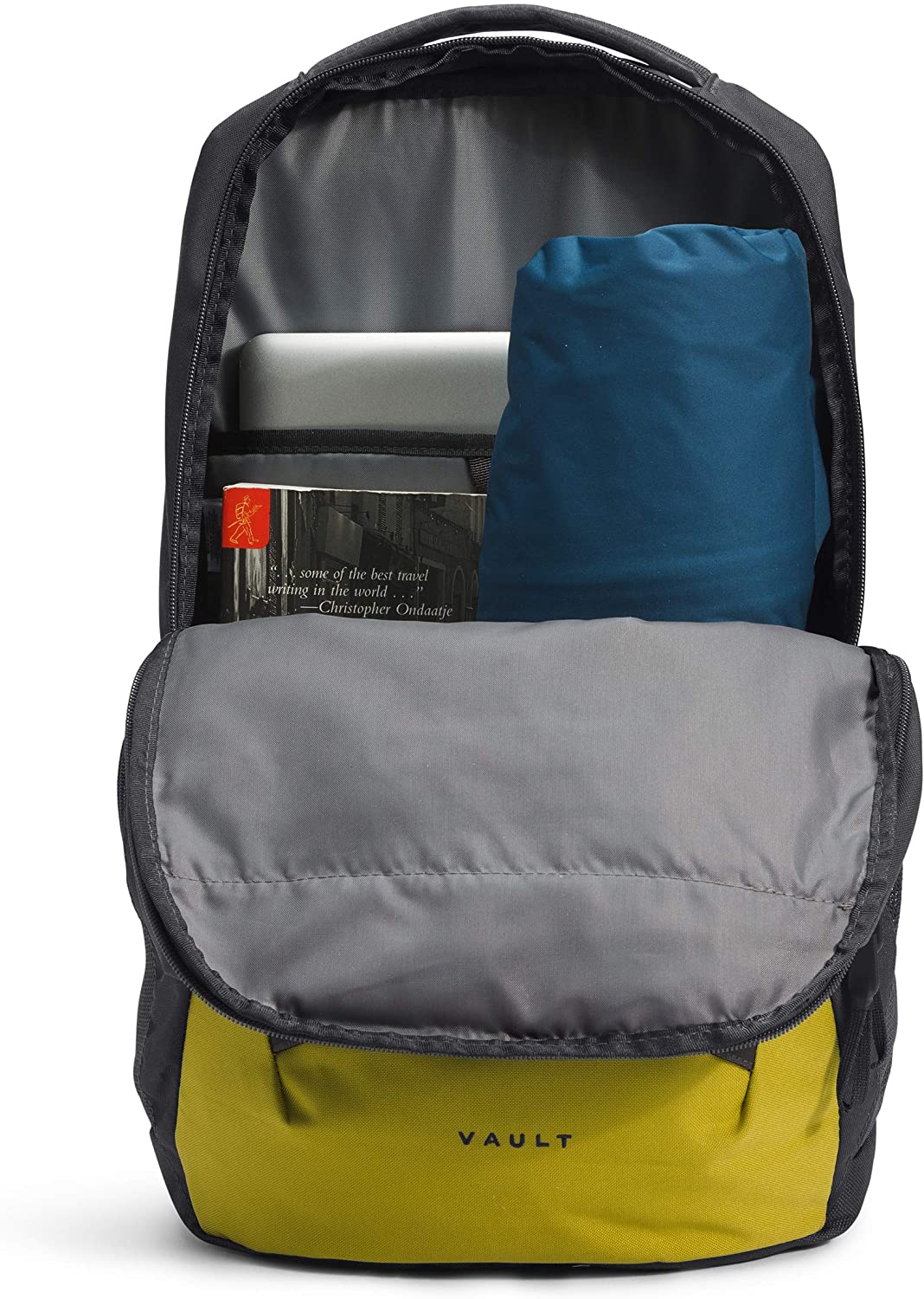 The North Face Vault Backpack, Moab Khaki/Asphalt Grey, One Size
