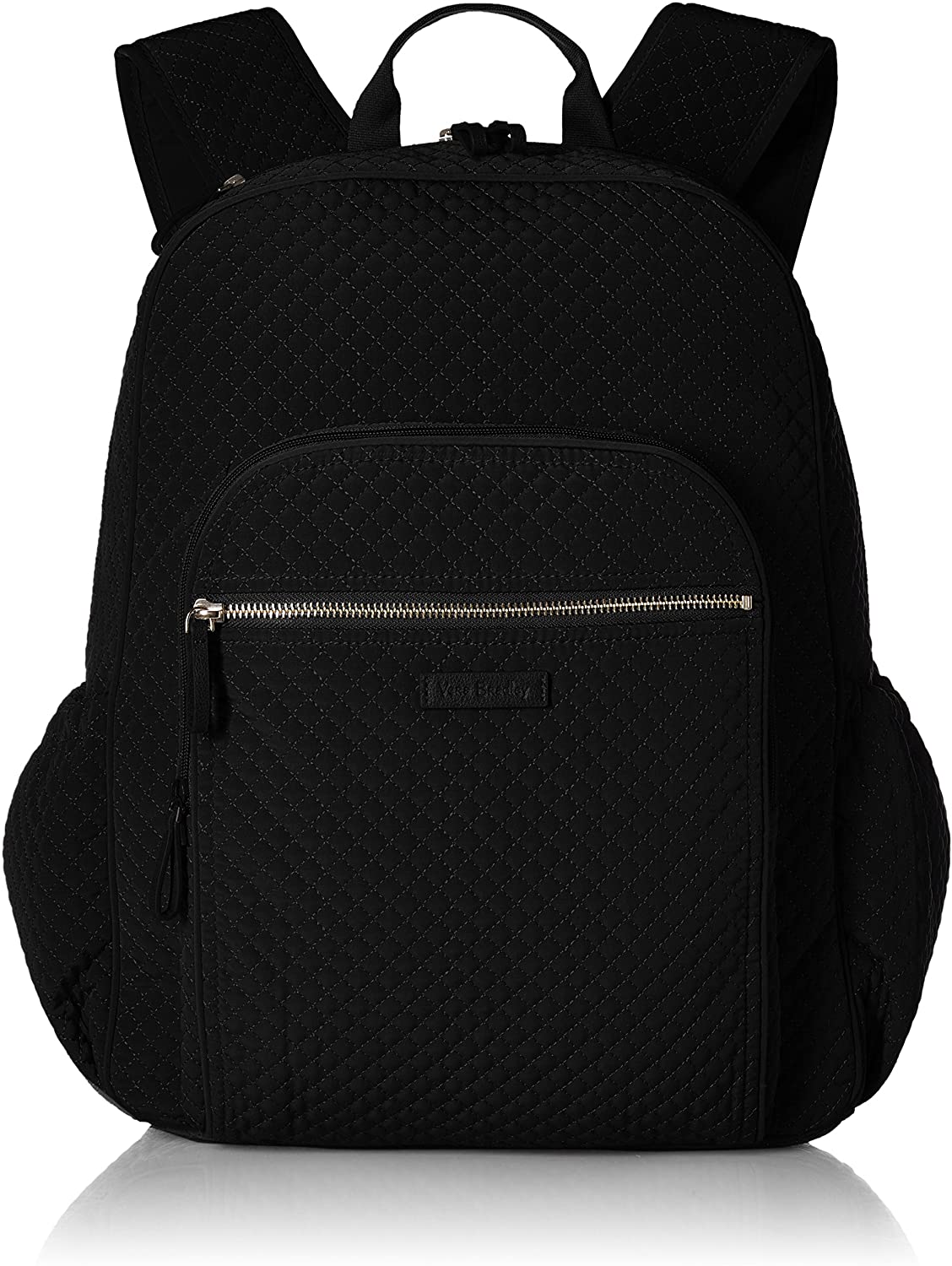 Vera Bradley Women's Microfiber Campus Backpack, Classic Navy, One Size