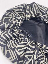 
                        
                          Load image into Gallery viewer, Large Satin Lined Shower Cap- Adjustable, Waterproof, Satin Interior for Hair Protection
                        
                      