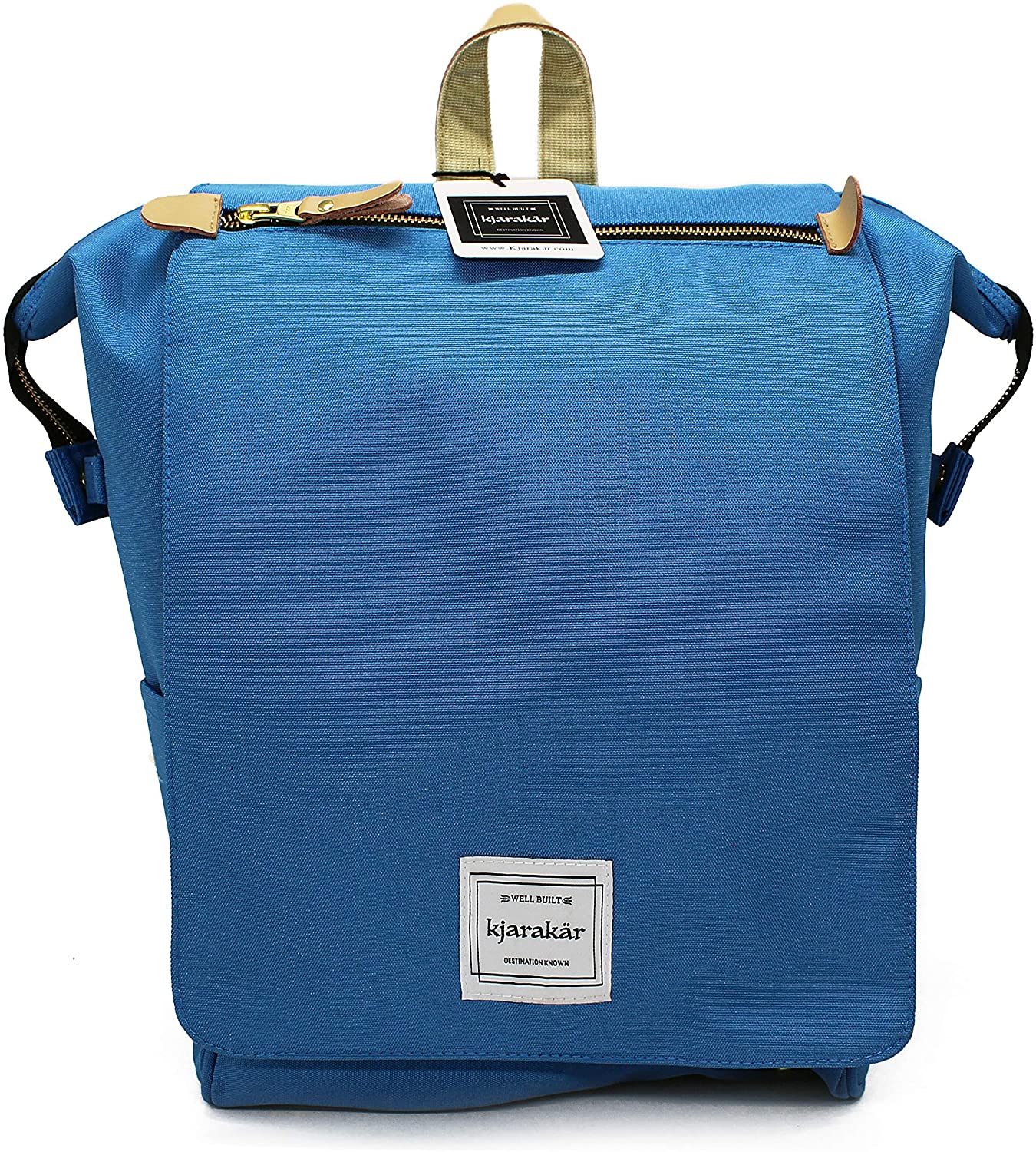 KJARAKÄR Backpack | Classic & Premium Styles | Metal Zippers | Leather Accessories | Gym, Work, School, Diaper Bag