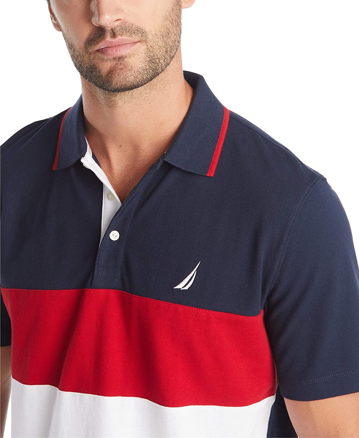 Nautica Men's Short Sleeve Cotton Polo T-Shirt - JOY2ESpree