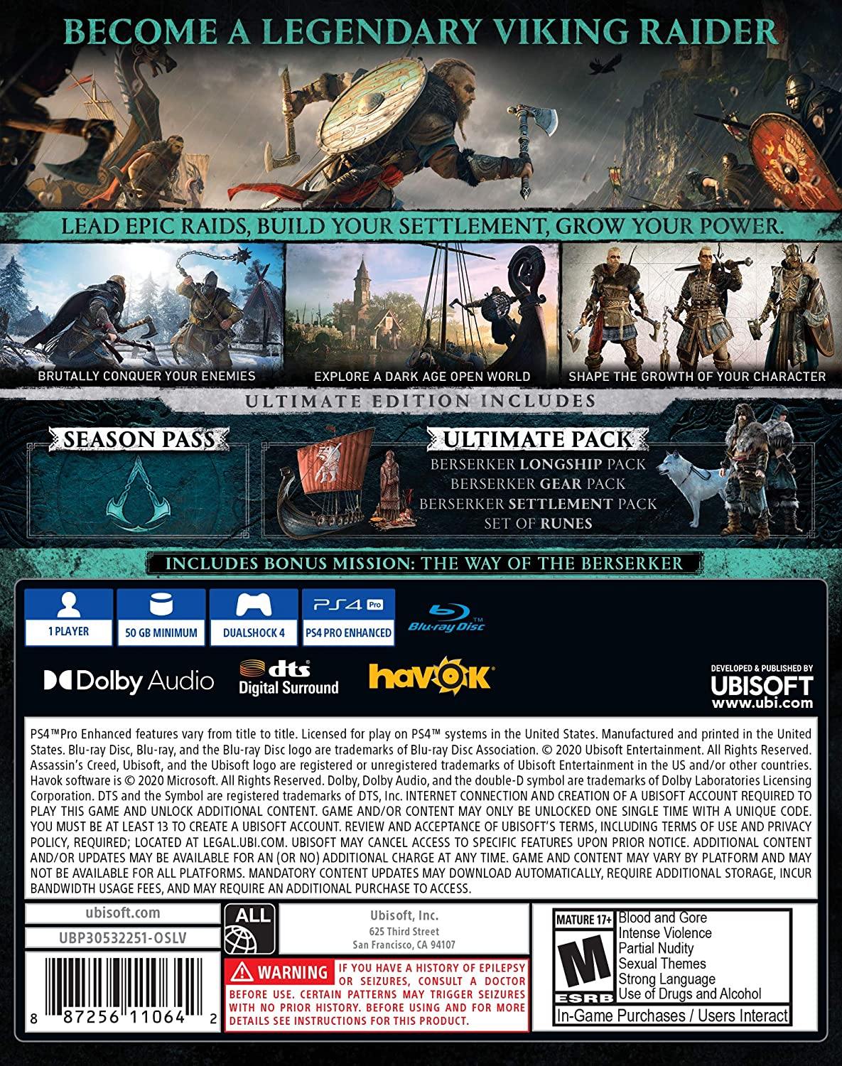 Assassin’s Creed Valhalla PlayStation 5 Standard Edition - JOY2ESpree
