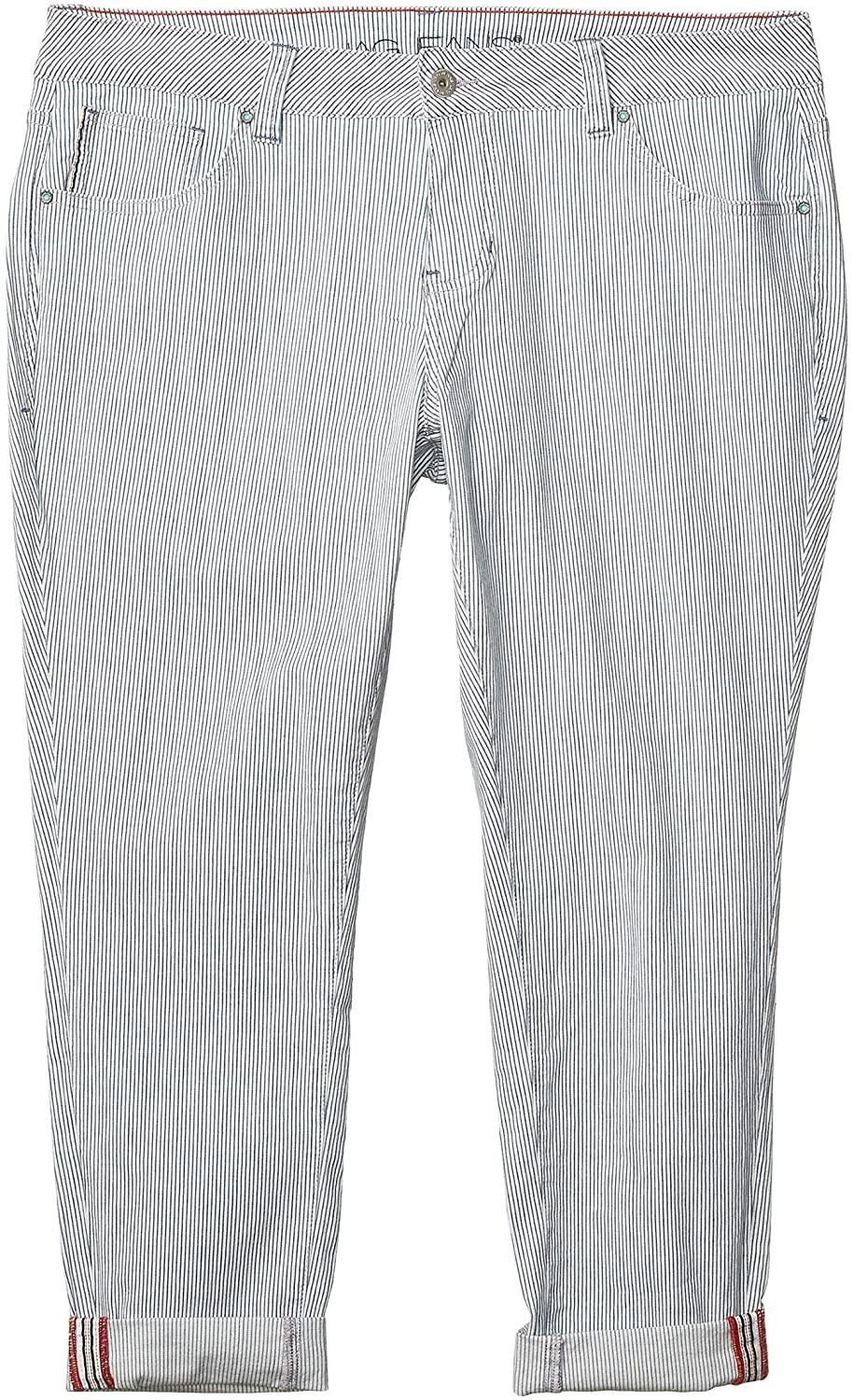 Jag Jeans Plus Size Plus Size Carter Girlfriend Jeans in Railroad Stripe