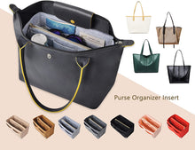 
                        
                          將圖片載入圖庫檢視器 Vercord Felt Organizer Insert for Purse Handbag Tote Bag in Bag Inside Shaper Divider Neo Beige Small
                        
                      