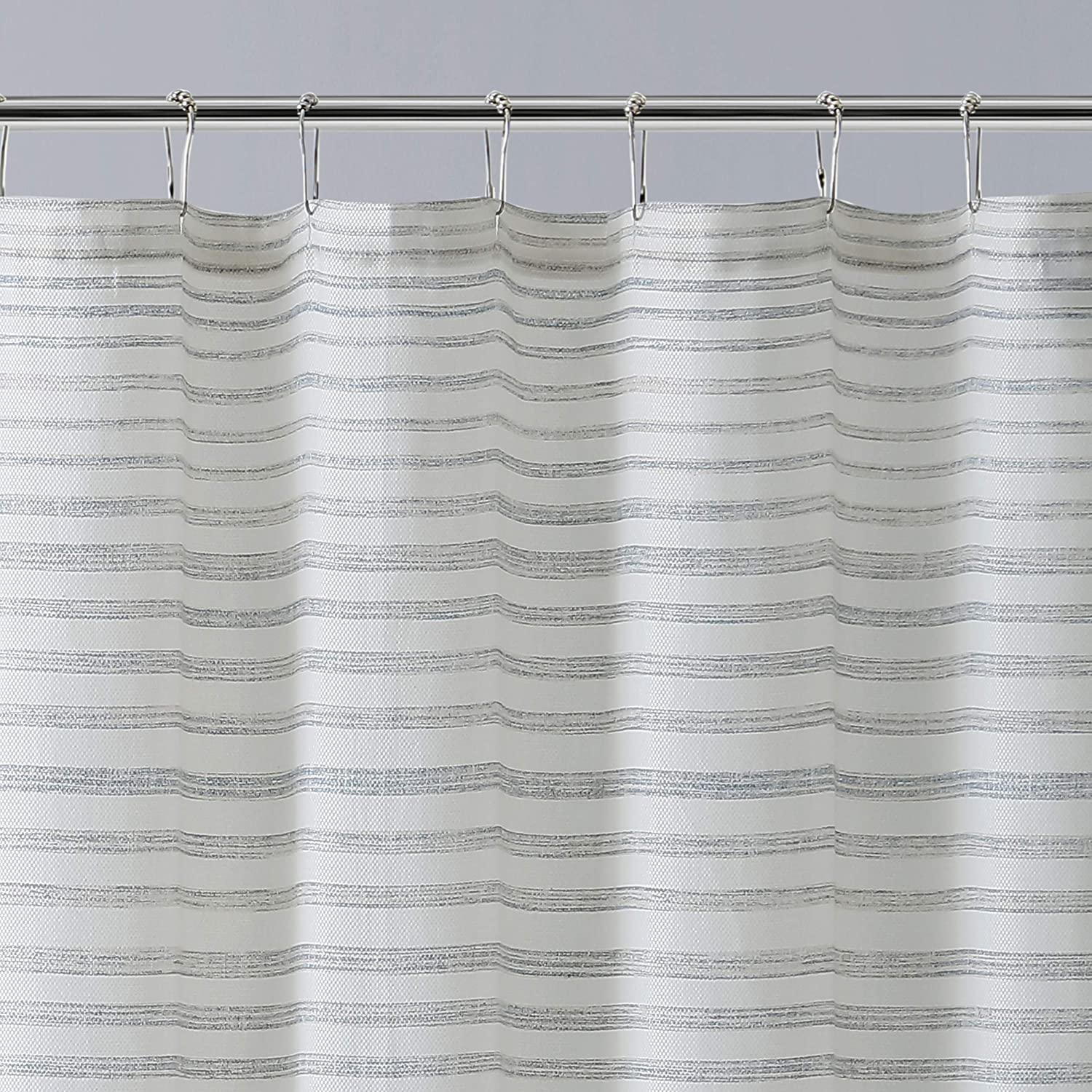 Tommy Bahama | Coastal Stripe Collection Shower Curtain, 72" x 72", Tidal Beige