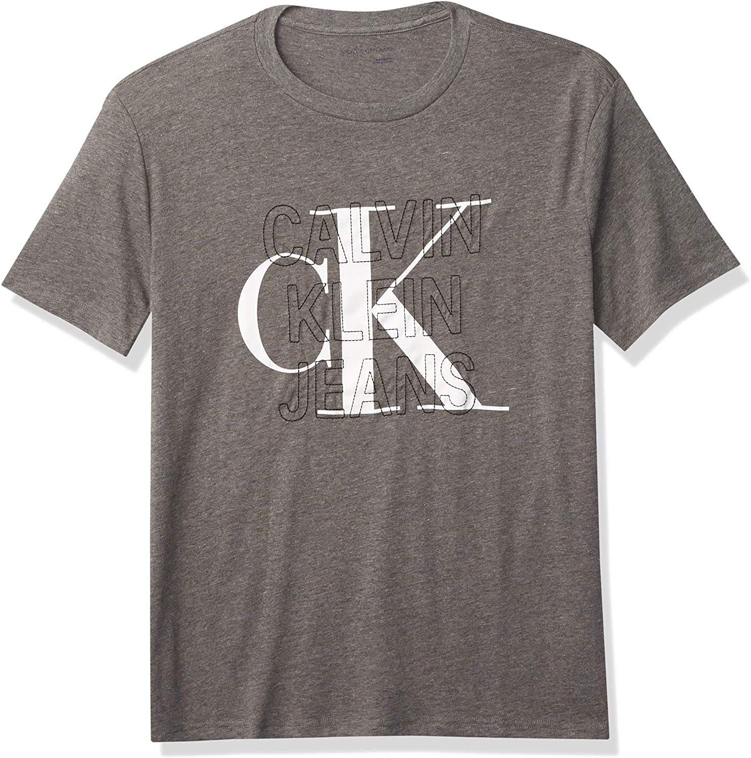 Calvin Klein Men's Short Sleeve Monogram Logo T-Shirt