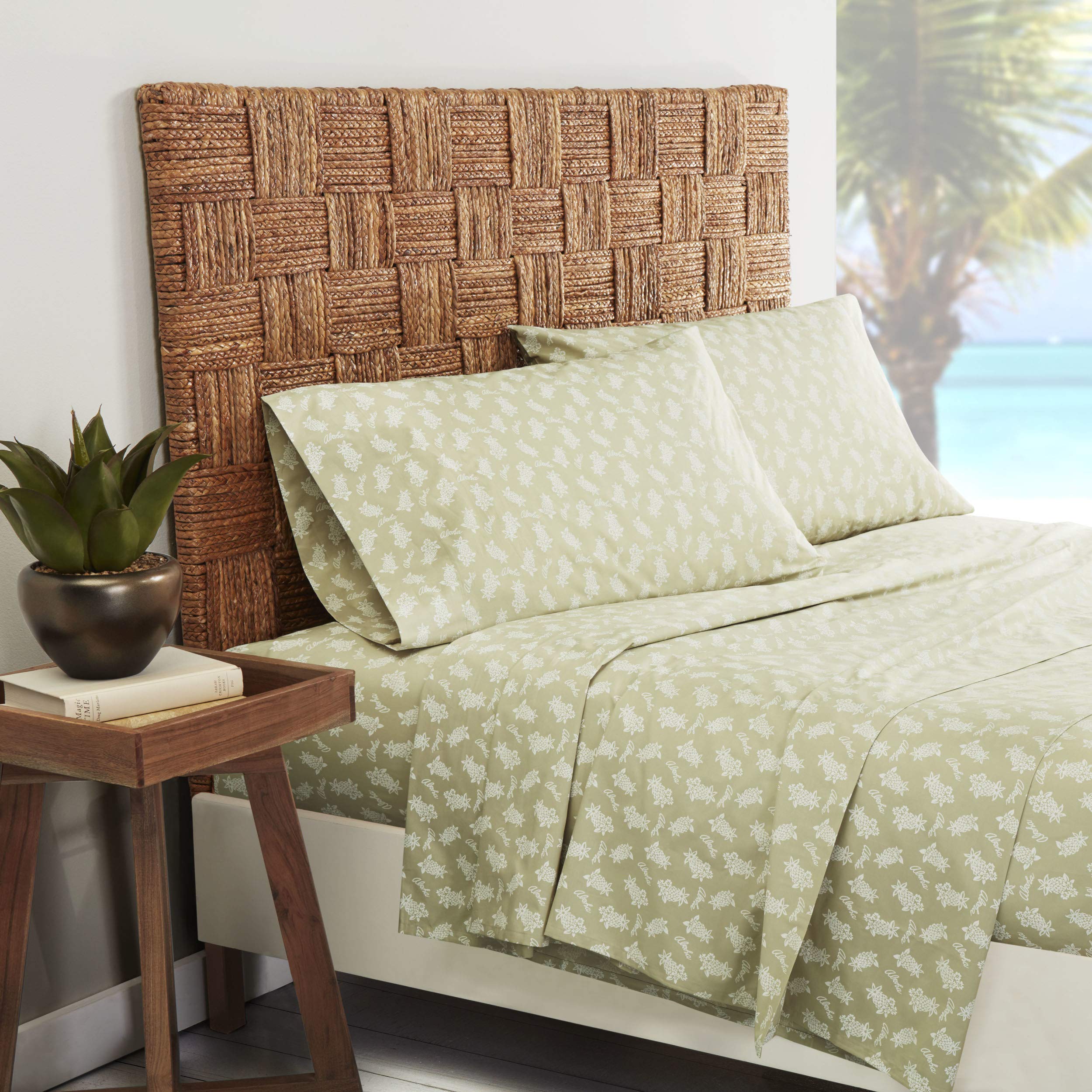 Tommy Bahama Aloha Pineapple Cotton Pillowcase Set, King