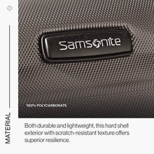 
                        
                          Load image into Gallery viewer, Samsonite Omni PC Hardside Expandable Luggage with Spinner Wheels, Black, Carry-On 20-Inch
                        
                      