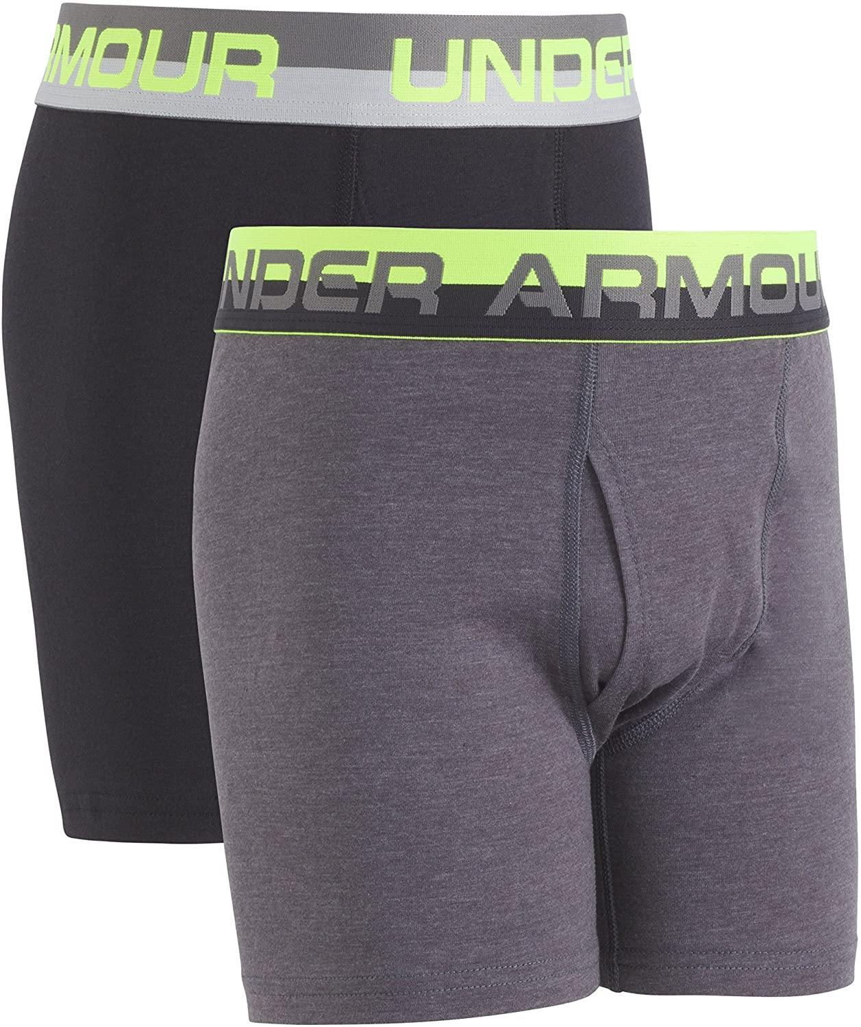 Under Armour Boys' Big Charged Cotton Stretch Boxer Jock