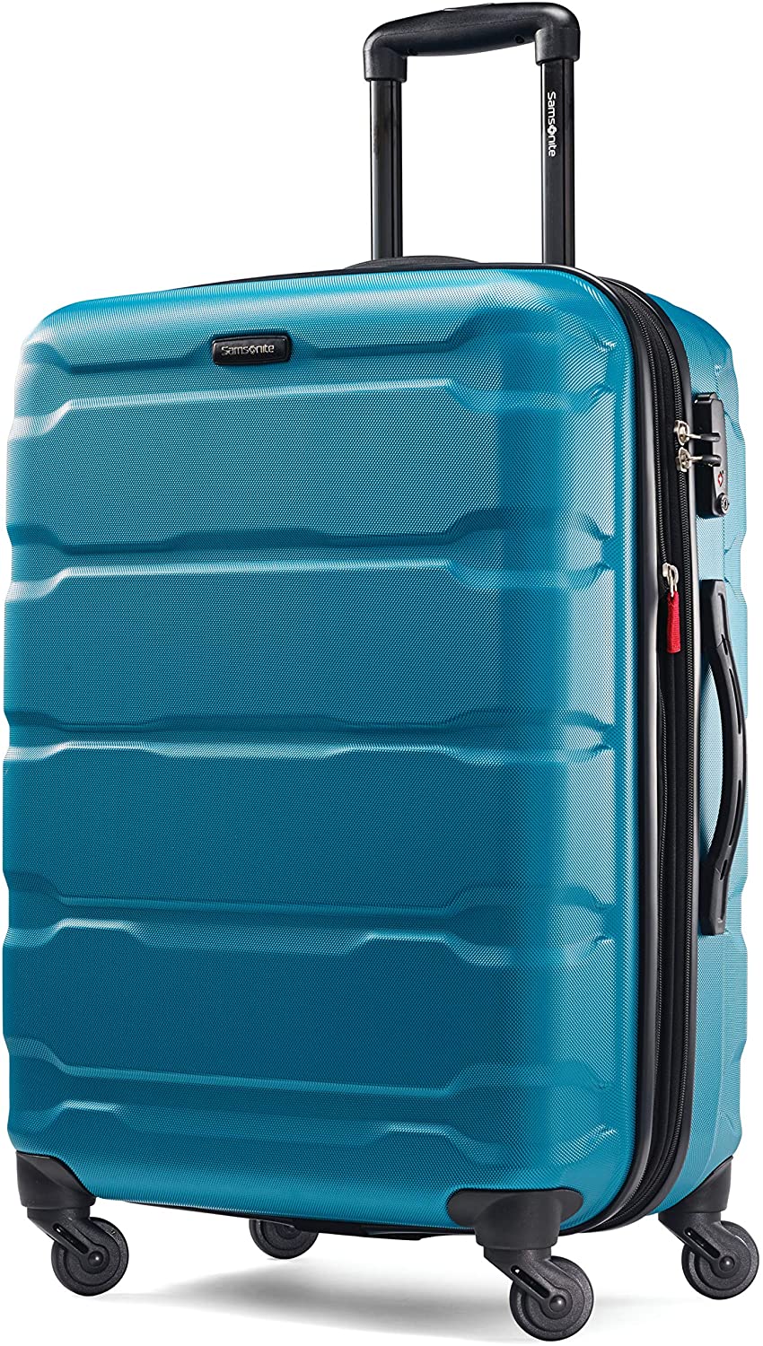 Samsonite Omni PC Hardside Expandable Luggage with Spinner Wheels, Black, Carry-On 20-Inch