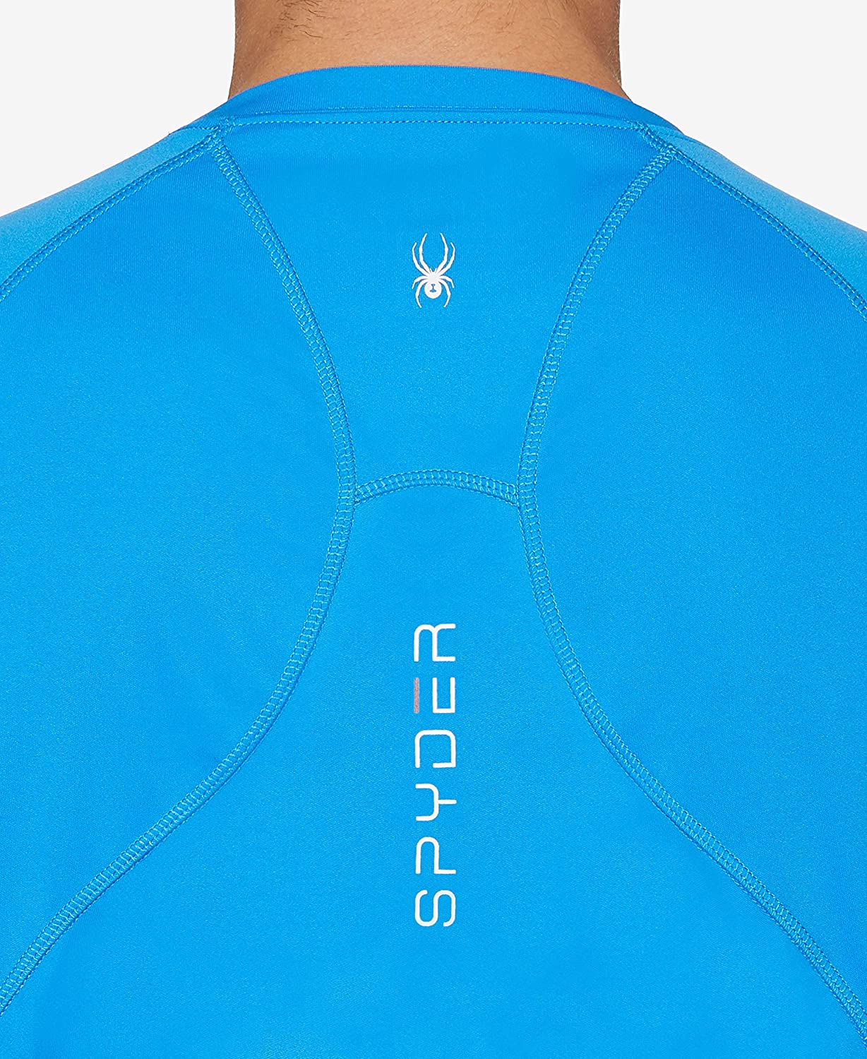 Spyder Men's Hydro Stretch Swim T-Shirt - Quick Dry Short Sleeve Rash Guard Tee