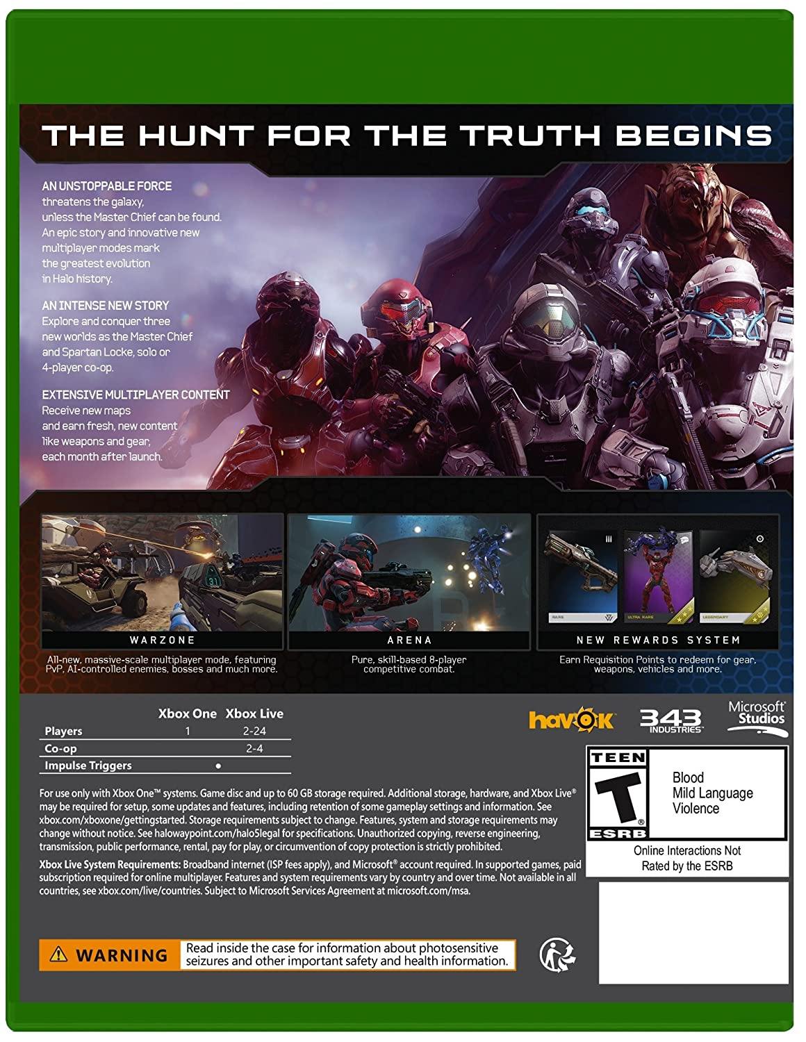 Halo 5: Guardians - Limited Edition (Physical Disc) - Xbox One - JOY2ESpree