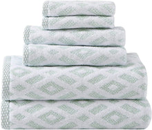 
                        
                          Muat gambar ke penampil Galeri, Tommy Bahama Home 6pc Towel Set 100% Terry Cotton, Oeko-Tex Certified, Super Soft &amp; Absorbant, Medium-Weight, 6 Piece, Bimini
                        
                      