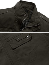 
                        
                          將圖片載入圖庫檢視器 Wantdo Men's Cotton Stand Collar Lightweight Front Zip Jacket
                        
                      