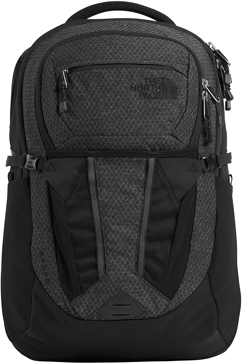 The North Face Women's Recon Backpack, TNF Black Heather/Silver Reflective, One Size