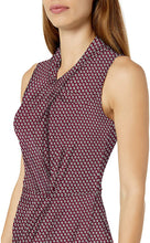 
                        
                          Muat gambar ke penampil Galeri, Amazon Brand - Lark &amp; Ro Women's Sleeveless Crossover Twist Neck Faux Wrap Dress
                        
                      