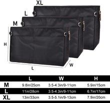 
                        
                          將圖片載入圖庫檢視器 Vercord Expandable Nylon Handbag Purse Organizer Insert Liner Shaper Bag
                        
                      