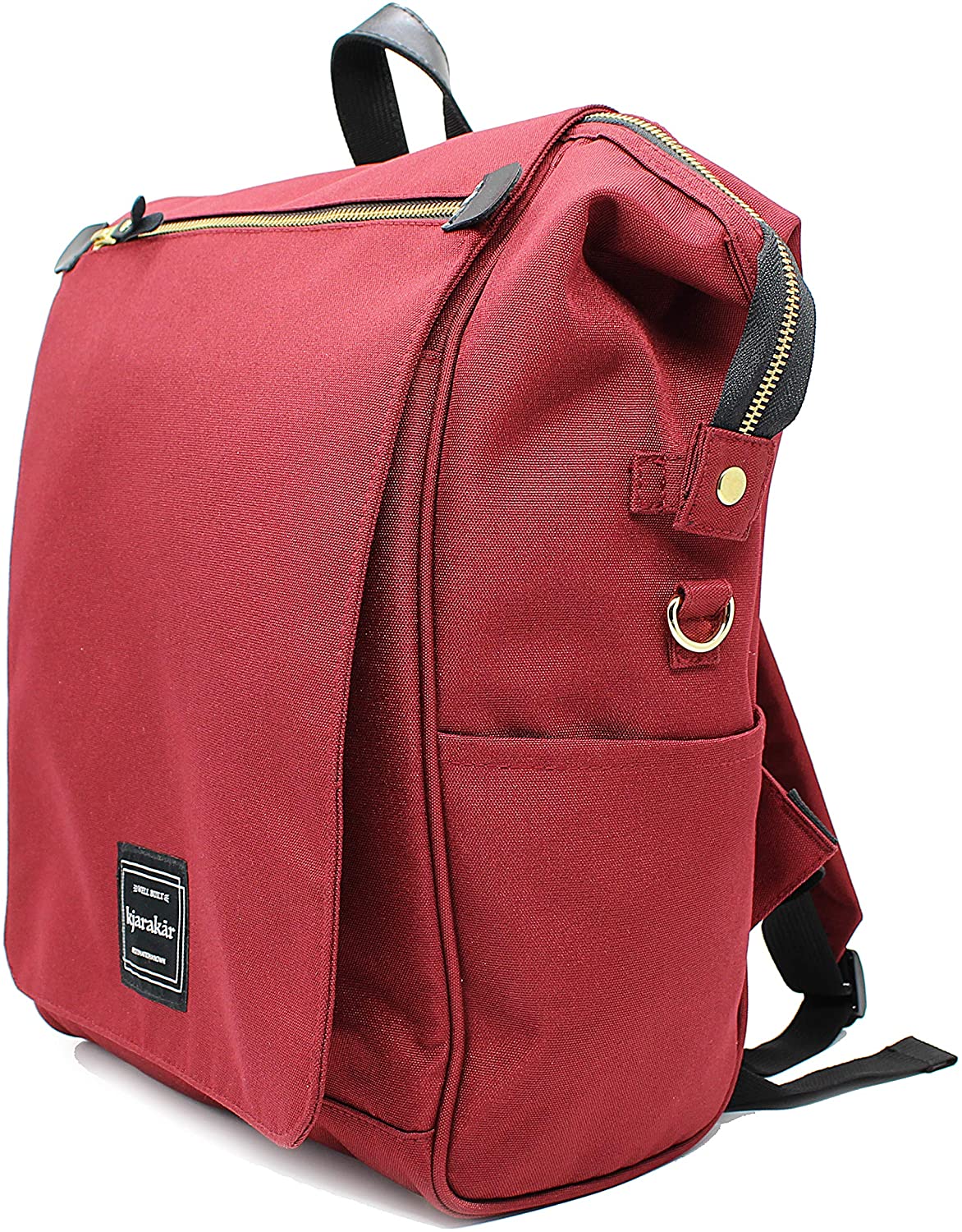 KJARAKÄR Backpack | Classic & Premium Styles | Metal Zippers | Leather Accessories | Gym, Work, School, Diaper Bag