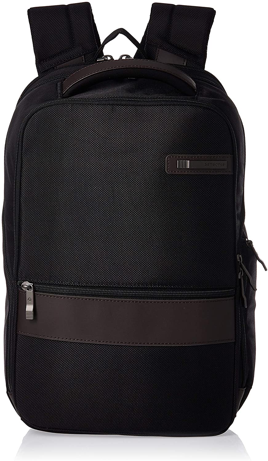 Samsonite Kombi Business Backpack, Black/Brown, 17.5 x 12 x 7-Inch