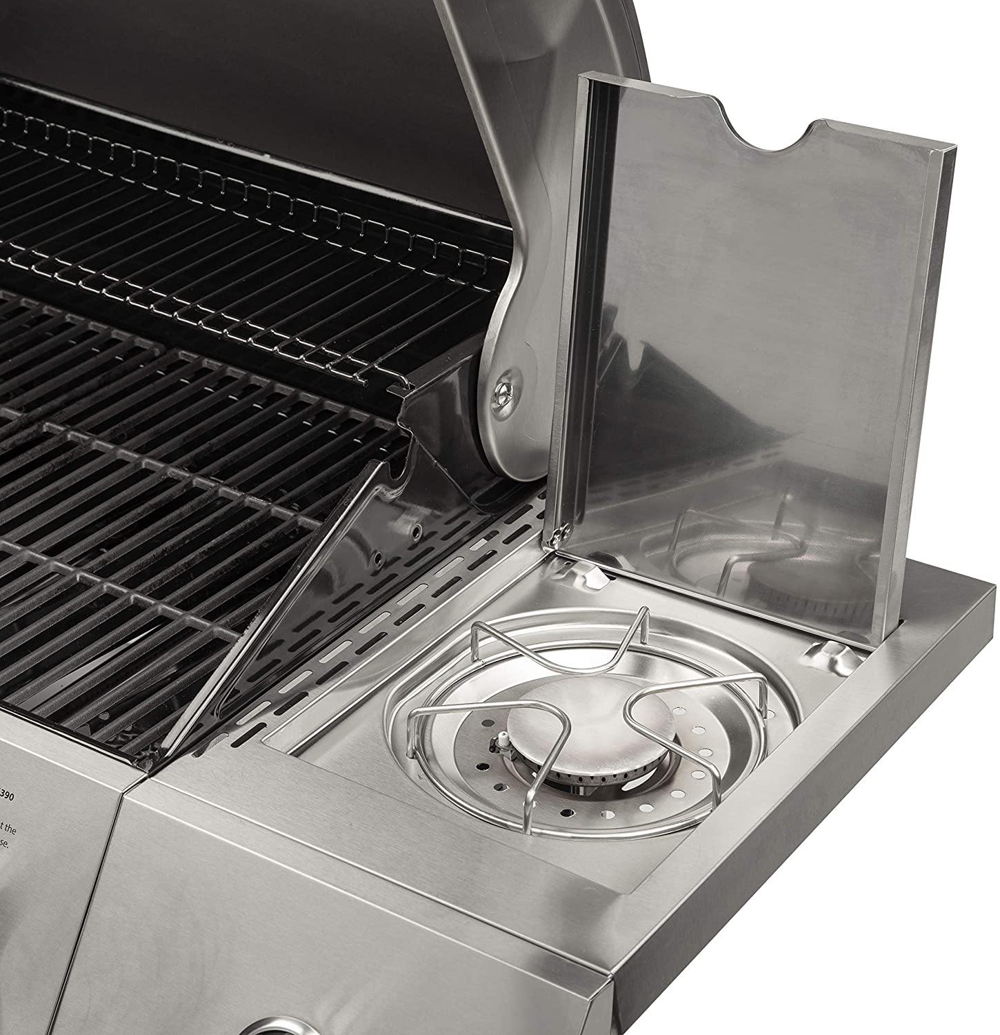 Cuisinart CGG-888 Grill Stainless Steel Lid 22-Inch Round Outdoor Flat Top Gas, 360° Griddle Cooking Center - JOY2ESpree