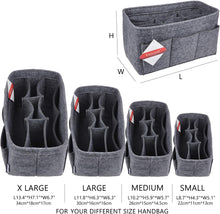 
                        
                          Load image into Gallery viewer, Vercord Felt Purse Organizer Handbag Insert Liner Shaper Bag in Bags for Speedy Neverfull Tote
                        
                      