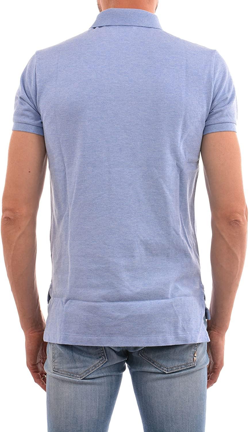 Polo RL Men's Custom Slim Fit Mesh Pony Shirt