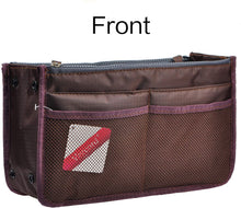 
                        
                          Muat gambar ke penampil Galeri, Vercord Updated Purse Handbag Organizer Insert Liner Bag in Bag 13 Pockets Purple Small
                        
                      