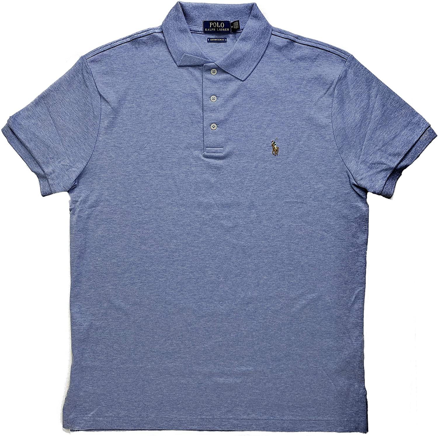 Polo Ralph Lauren Mens Custom Fit Short Sleeves Polo Shirt