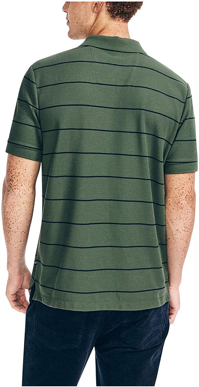 Nautica Men's Classic Short Sleeve Striped Polo T-Shirt - JOY2ESpree
