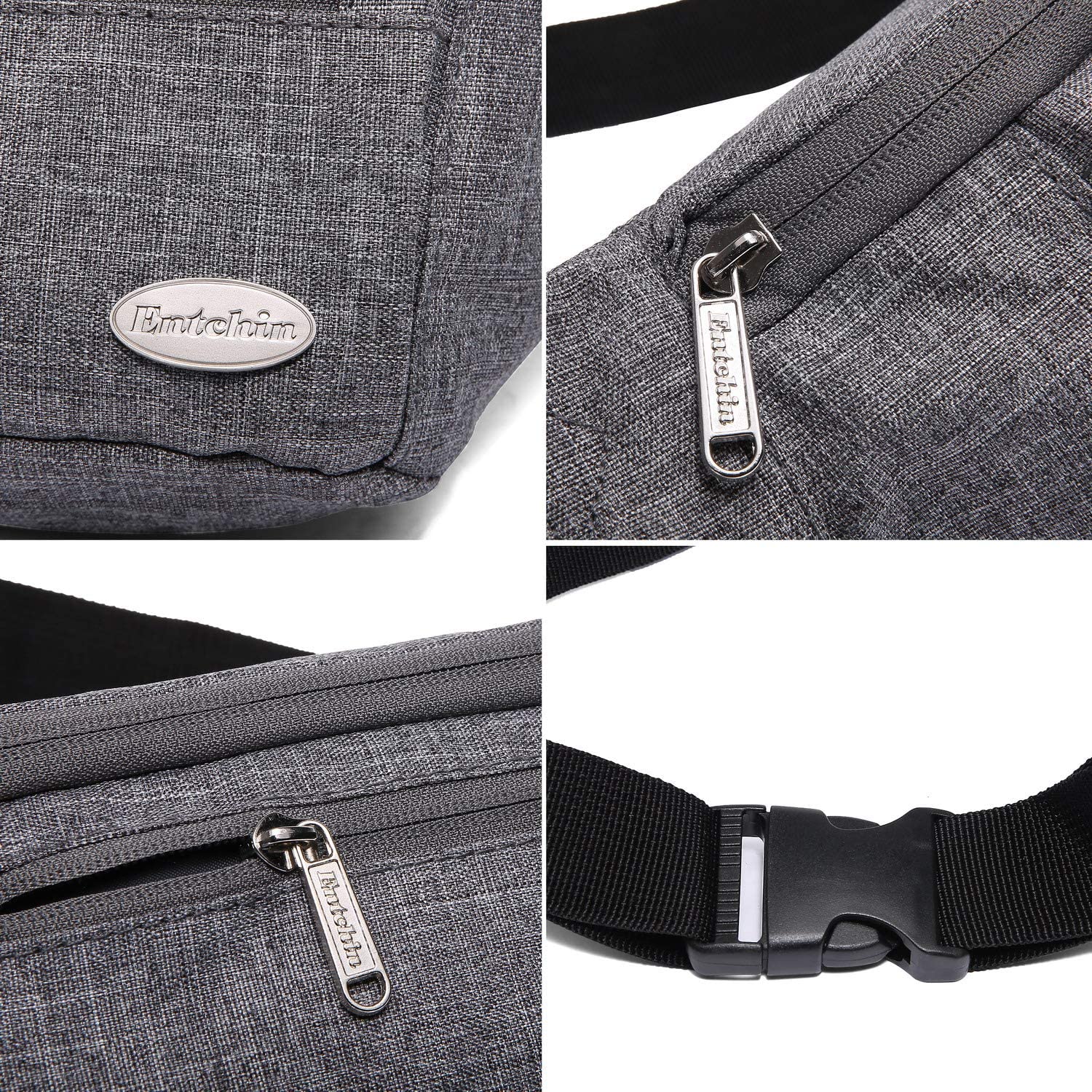 Entchin Fanny Pack for Hiking, Running and Travel