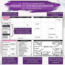 
                        
                          Cargar imagen en el visor de la galería, Law of Attraction Planner - Undated Deluxe Weekly, Monthly Planner
                        
                      