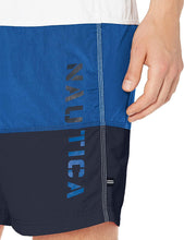 
                        
                          画像をギャラリービューアに読み込む, Nautica Men's Quick Dry Classic Logo Tri-Block Series Swim Trunk - JOY2ESpree
                        
                      