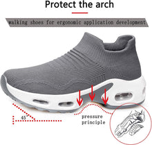 
                        
                          Muat gambar ke penampil Galeri, PDBQ Women's Walking Shoes Sock Sneakers Mesh Slip On Air Cushion Nurse Shoes Platform Loafers Breathable Lightweight Comfortable Socks Shoes
                        
                      