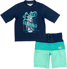 
                        
                          Load image into Gallery viewer, Tommy Bahama Boys' Rashguard and Trunks Swimsuit Set
                        
                      
