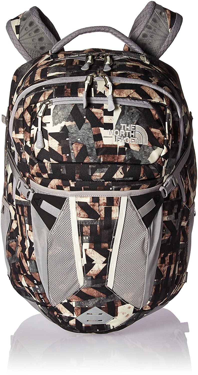 The North Face Women's Recon Backpack, TNF Black Heather/Silver Reflective, One Size