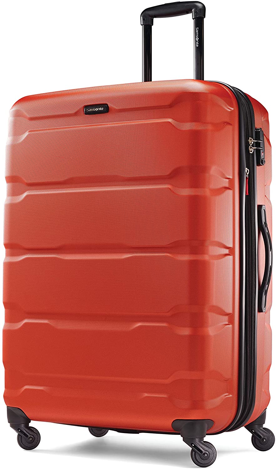 Samsonite Omni PC Hardside Expandable Luggage with Spinner Wheels, Black, Carry-On 20-Inch