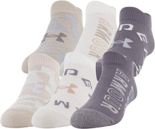 
                        
                          Load image into Gallery viewer, Under Armour Youth Essential 2.0 No Show Socks, 6-Pairs
                        
                      