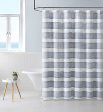 
                        
                          Load image into Gallery viewer, Tommy Bahama | Coastal Stripe Collection Shower Curtain, 72" x 72", Tidal Beige
                        
                      